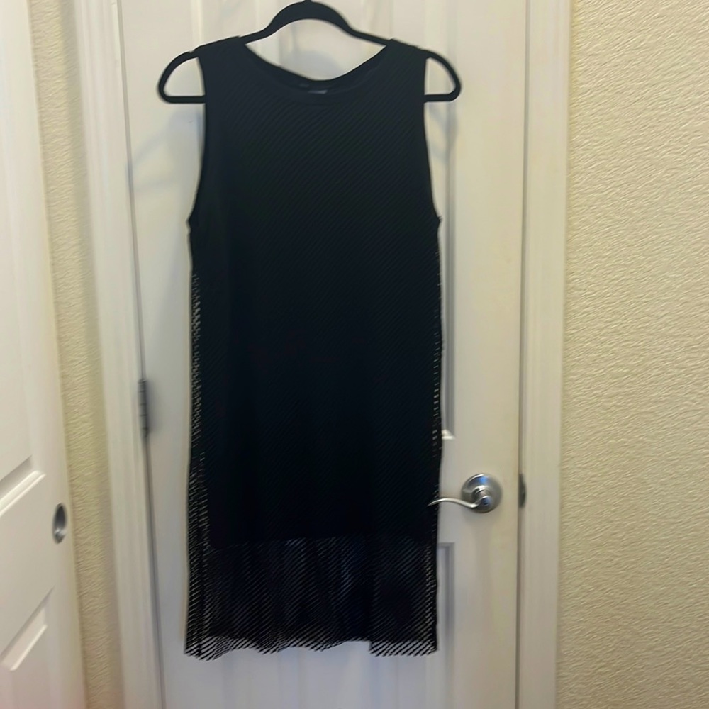 Straight Dress Featuring overly panel